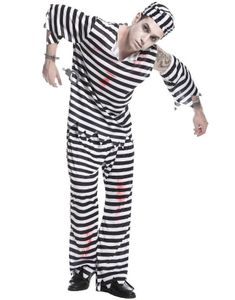 Zombie Fange Kostyme til Voksen - Onesize