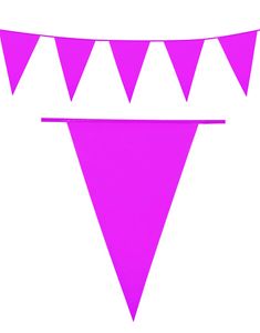 Rosa Banner med Stora Vimpel Flaggor 10 meter