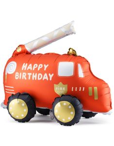 Folieballong Brannbil 67x53 cm