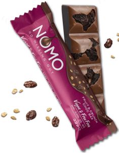 Nomo Fruit & Crunch - Vegansk Chokladkaka Med Frukt Och Krunch 32 Gram