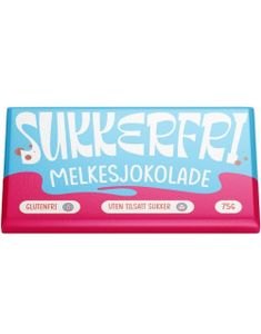 Sukkerfri's Melkesjokolade 75 g
