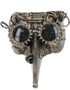 Venetiansk Lang Nese Steampunk Pestdoktor Maske