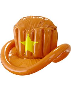 Uppblåsbar Cowboyhatt - 30 cm