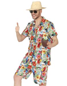 Fargerik Hawaii Skjorte og Shorts
