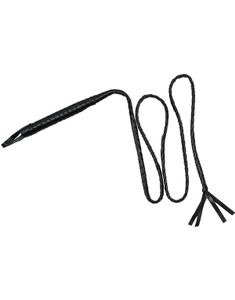 Flätad Svart Piska 180 cm